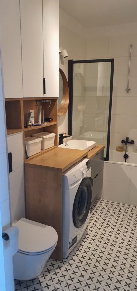 Remont łazienki w mieszkaniu deweloperskim – Kraków